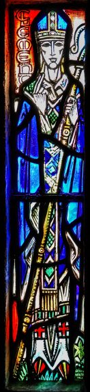 Gordon Webster, St Clement window (1964), Dunblane Cathedral. | Photo: Ewing Wallace